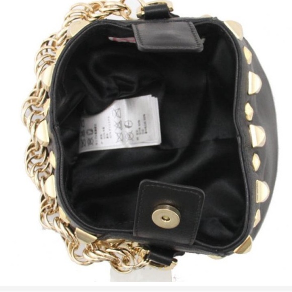 Versace
Versace for H&M Limited Edition Bag Black and Gold Studded Women's Bag - Picture 4 of 5